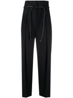 3.1 Phillip Lim pantalon à taille haute ceinturée - Noir