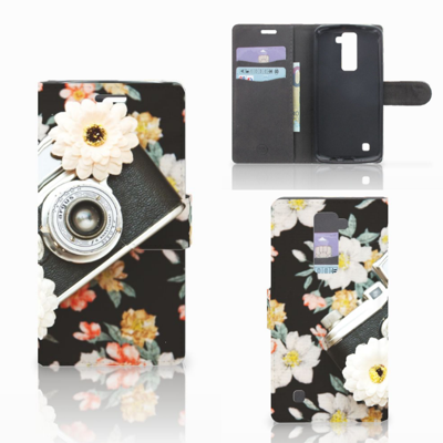 LG K10 2015 Telefoonhoesje met foto Vintage Camera