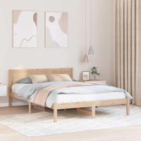 vidaXL Bedframe 160x200 cm Massief Dennenhout