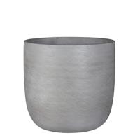 Mica Decorations Bloempot Nora terracotta 31 x Ø 34 cm lichtgrijs