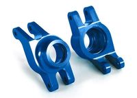 Carriers, stub axle (blue-anodized 6061-T6 aluminum) (rear) (2) (TRX-8952X) - thumbnail