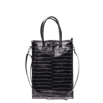 Zebra Trends Natural Bag Rosa XL Croco black  Damestas