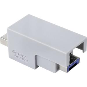 Renkforce RF-4695232 USB-kabelslot Zilver, Blauw Sleutelslot Zonder sleutel