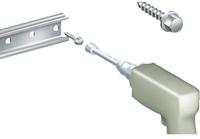 Schneider Electric NSYS13M5HS schroeven, zelfsnijdende sluitringen, 4,8 x 13 mm, 100 stuks
