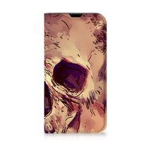 Mobiel BookCase iPhone 13 Mini Skullhead - thumbnail