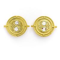 Harry Potter Earrings Time Turner (Gold Plate