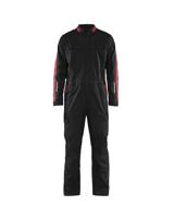 Blaklader 614418329956C54 Stretch Industrie Overall, zwart/rood, maat C54