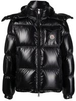 Moncler veste matelassée à effet de brillance - Noir - thumbnail