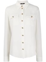 Balmain chemise à poches poitrine - Blanc - thumbnail