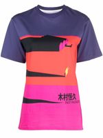 Rabanne t-shirt colour block - Violet