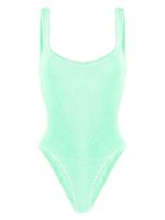 Hunza G maillot de bain à encolure carrée - Vert