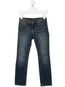 Emporio Armani Kids jean à coupe skinny - Bleu