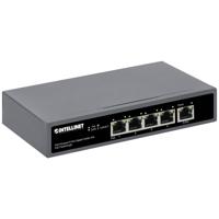 Intellinet PoE-Powered 5-Port Gigabit Netwerk switch RJ45 10 / 100 / 1000 MBit/s IEEE 802.3af (12.95 W), IEEE 802.3at (25.5 W), IEEE 802.3bt - thumbnail