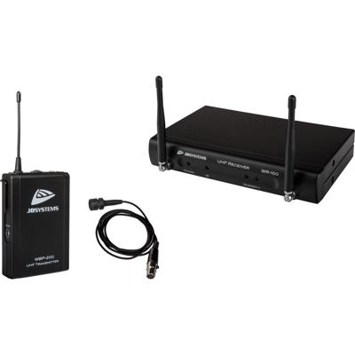 JB systems WBS-200 draadloos UHF microfoonsysteem JB systems WBS-200 draadloos UHF microfoonsysteem