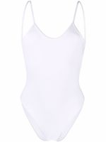 AMI Paris maillot de bain Ami de Coeur à dos ouvert - Blanc