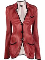 Jean Paul Gaultier Pre-Owned blazer à fines rayures (1991) - Rouge