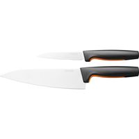 Fiskars Functional Form Koksmessen 2-delig mes Japans roestvrij staal | handvat met SoftGrip