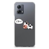 Motorola Moto G53 Telefoonhoesje met Naam Cow