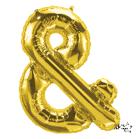 Folieballon & Goud (35cm)