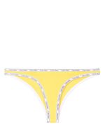 Calvin Klein bas de bikini à logo imprimé - Jaune