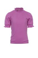 LOOXS Little Meisjes t-shirt - Paars fuchsia - thumbnail