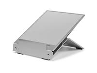 BakkerElkhuizen Ergo-Q 260 12 inch, Mobiele Laptopstandaard, 5 hoogteverstellingen, lichtgewicht, Lichtgrijs