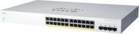 CISCO ONTWORPEN Zakelijke CBS220-24FP-4G Smart Switch | 24-poorts GE | Volledige PoE | 4x1G SFP | 3 jaar beperkte hardwaregarantie (CBS220-24FP-4G-NA)