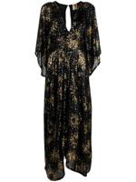 FARM Rio Maxi-jurk met pailletten - Zwart