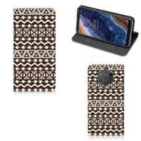 Nokia 9 PureView Hoesje met Magneet Aztec Brown