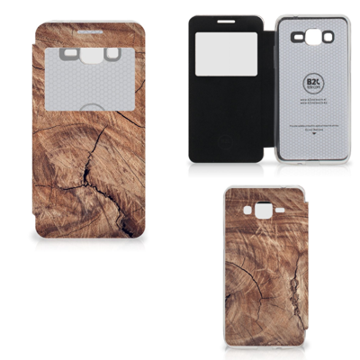 Samsung Galaxy Grand Prime Book Style Case Tree Trunk