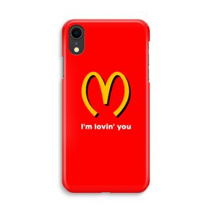 I'm lovin' you: iPhone XR Volledig Geprint Hoesje