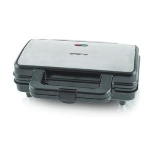 Emerio ST-125833 sandwich maker 900 W Zwart, Roestvrijstaal