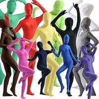 Zentai-Pakken Huidskostuum Volledig pak Kinderen Volwassenen Spandex Lycra Cosplaykostuums Voor heren Dames Effen Halloween / Turnpakje / Onesie / Turnpakje / Onesie / Hoge Elasticiteit Lightinthebox