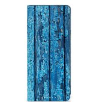 Sony Xperia 5 V Book Wallet Case Wood Blue - thumbnail