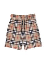 Burberry Kids short de bain à motif Vintage Check - Tons neutres