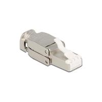 Delock RJ45-stekker Cat.6A STP zonder gereedschap