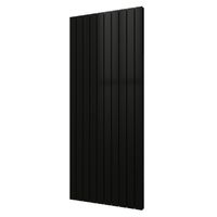 Plieger Designradiator Cavallino Retto Dubbel 1936 Watt Middenaansluiting 180x75,4 cm Antraciet Metallic