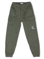 Calvin Klein Kids Trainingsbroek met geborduurd logo - Groen