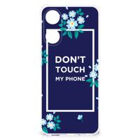 OPPO A58 | A78 5G Anti Shock Case Flowers Blue DTMP - thumbnail