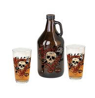 Harley-Davidson Schedel Bierkruik Set