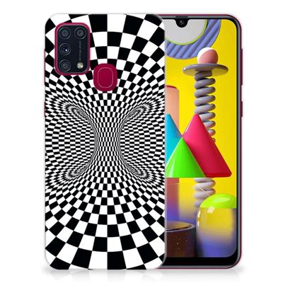 Samsung Galaxy M31 TPU Hoesje Illusie Samsung Galaxy M31 TPU Hoesje Illusie