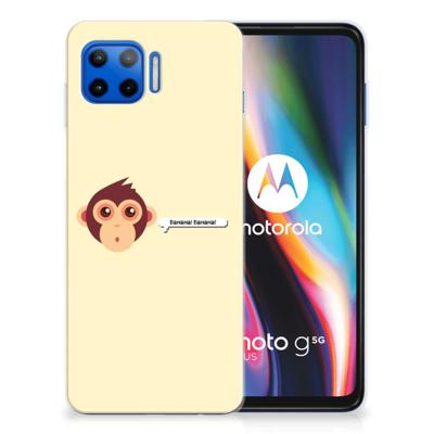 Motorola Moto G 5G Plus Telefoonhoesje met Naam Monkey
