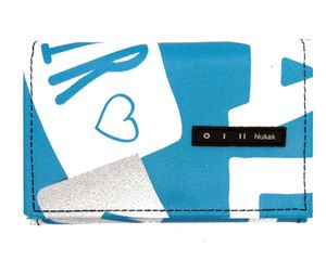 Nukak Pepper Wallet Blue and White