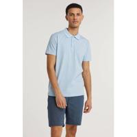 JACK & JONES PREMIUM regular fit polo Blackburn met all over print lichtblauw
