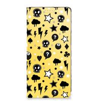 Mobiel BookCase Motorola Moto G62 5G Punk Geel - thumbnail