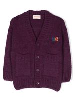 Bobo Choses veste boutonnée à logo brodé - Violet