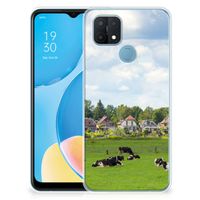 OPPO A15 TPU Hoesje Koeien - thumbnail