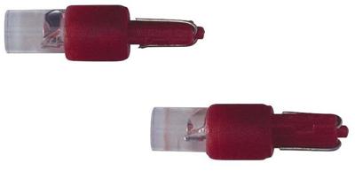 AutoStyle autolampen T5 12 Volt 1 Watt rood 2 stuks