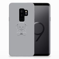 Samsung Galaxy S9 Plus Telefoonhoesje met Naam Grijs Baby Olifant