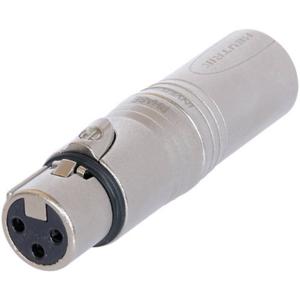 Neutrik NA3F5M tussenstuk voor kabels XLR (5-pin) XLR (3-pin) Grijs